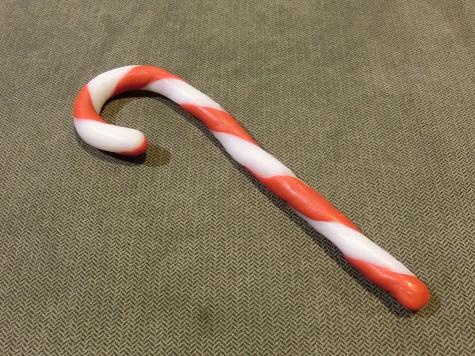 Candy cane decoration