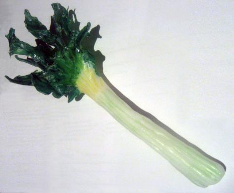 Celery brooch