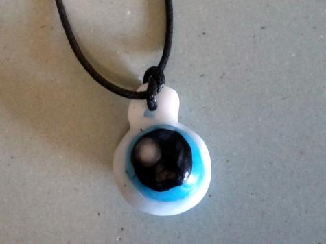 Eyeball necklace