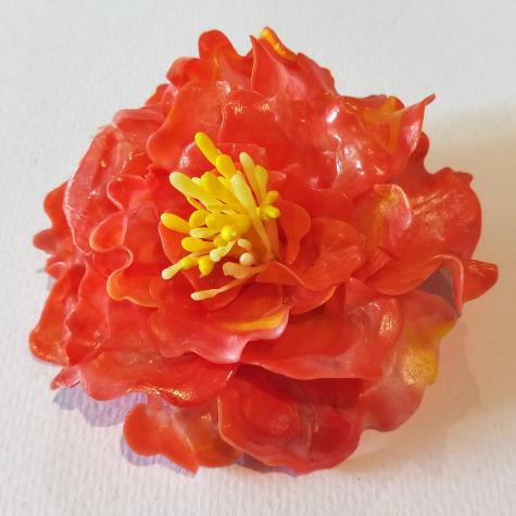 Flower hair clip