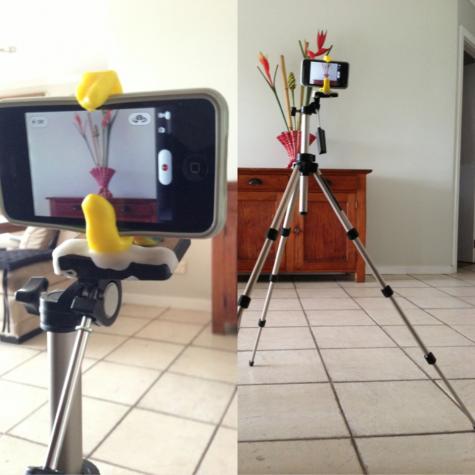 iPhone tripod mount