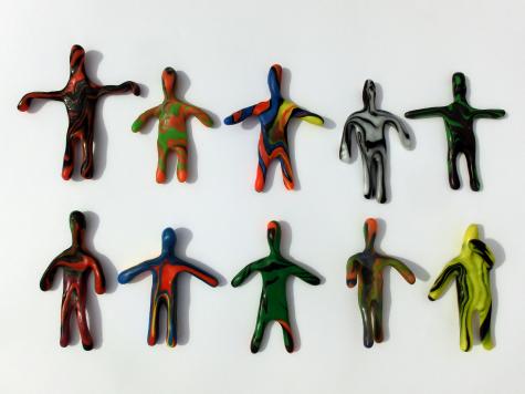 Marbled figurines