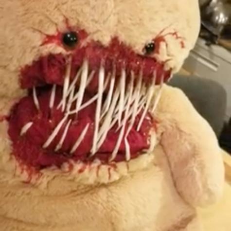 Terrifying teddy bear